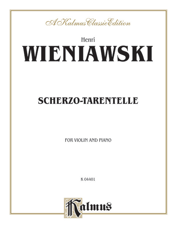 Wieniawski: Scherzo-Tarentelle, Op. 16 Sheet Music Preview