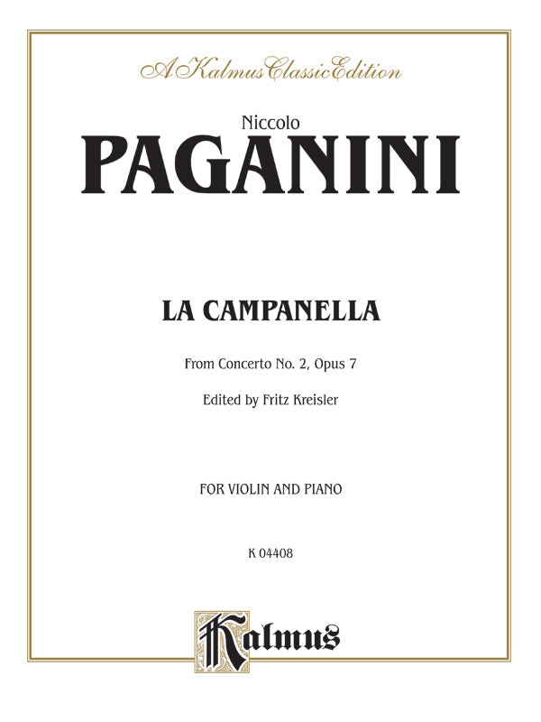 La Campanella, Opus 7 Cover Image