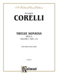 Twelve Sonatas, Opus 5, Volume I, Nos. 1--6 Cover Image