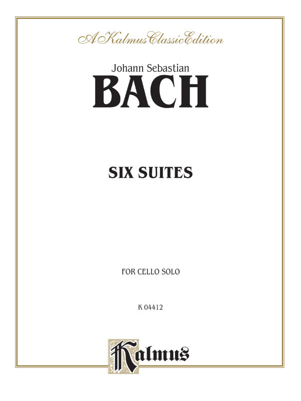 Six Suites for Cello Solo Cover Image