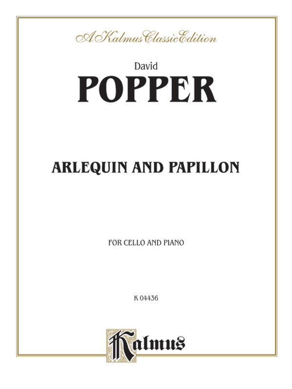 Popper: Arlequin and Papillon Sheet Music Preview
