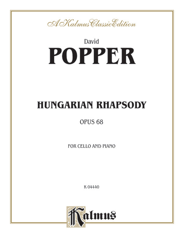 Popper: Hungarian Rhapsody, Op. 68 Sheet Music Preview