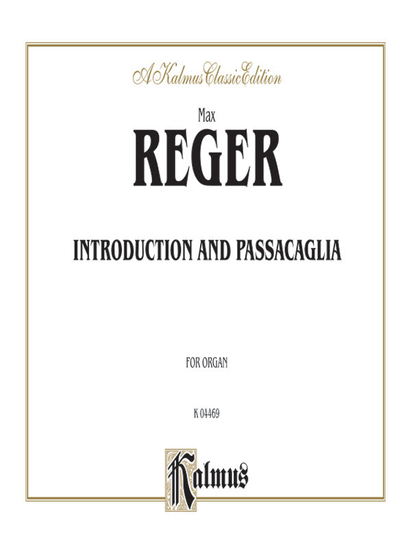 Introduction and Passacaglia Cover Image