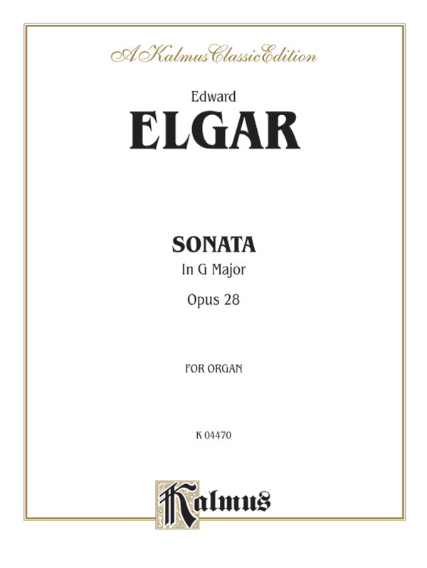 Elgar: Sonata in G Major (Urtext) Sheet Music Preview