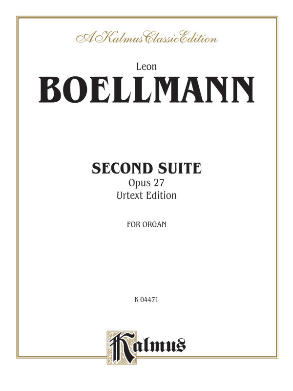 Second Suite, Opus 27 (Urtext Edition) Cover Image