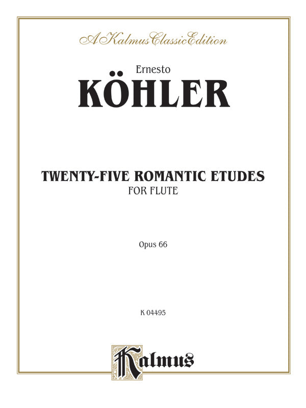 Köhler: Twenty-Five Romantic Etudes, Op. 66 Sheet Music Preview
