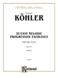 Twenty Easy Melodic Progressive Exercises, Opus 93, Book II Cover Image