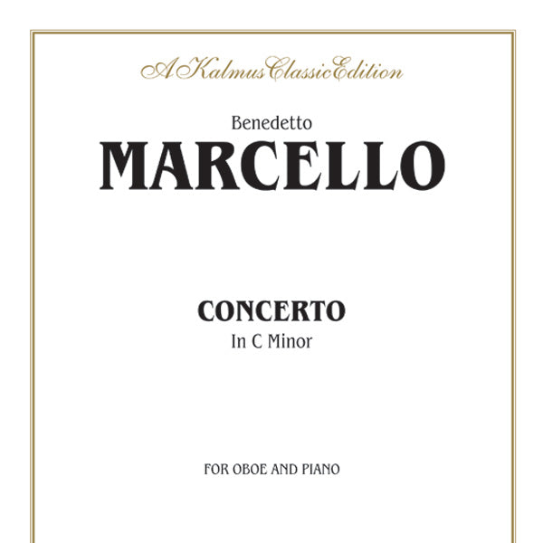 Marcello: Concerto in C Minor Sheet Music Preview