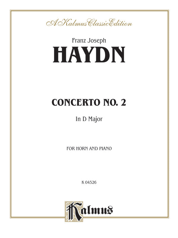 Haydn: Concerto No. 2 in D Major Sheet Music Preview