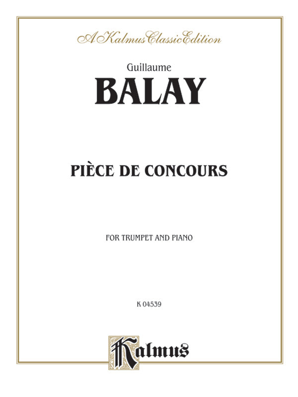 Piece de Concours Cover Image