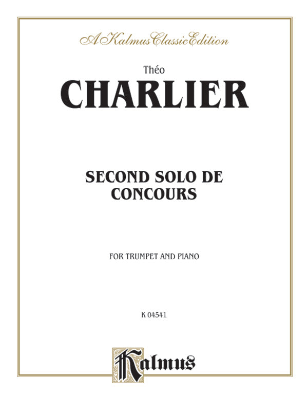 Charlier: Second Solo de Concours Sheet Music Preview