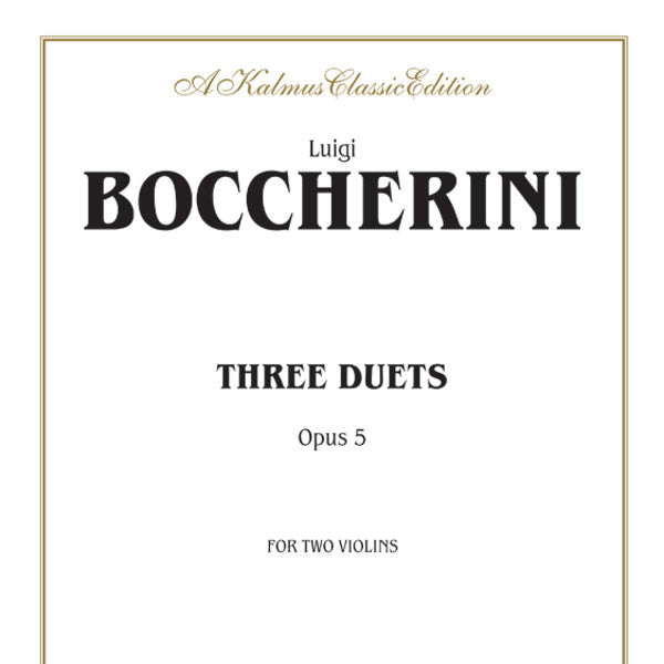 Three Duets, Opus 5 Cover Image