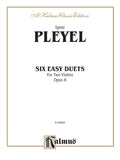 Six Easy Duets, Opus 8 Cover Image