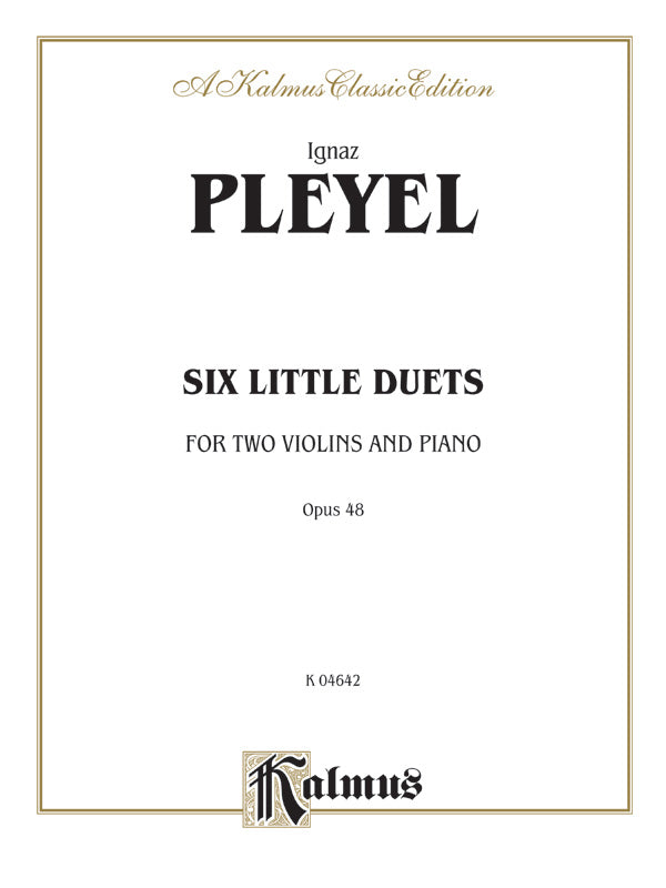 Pleyel: Six Little Duets, Op. 48 Sheet Music Preview