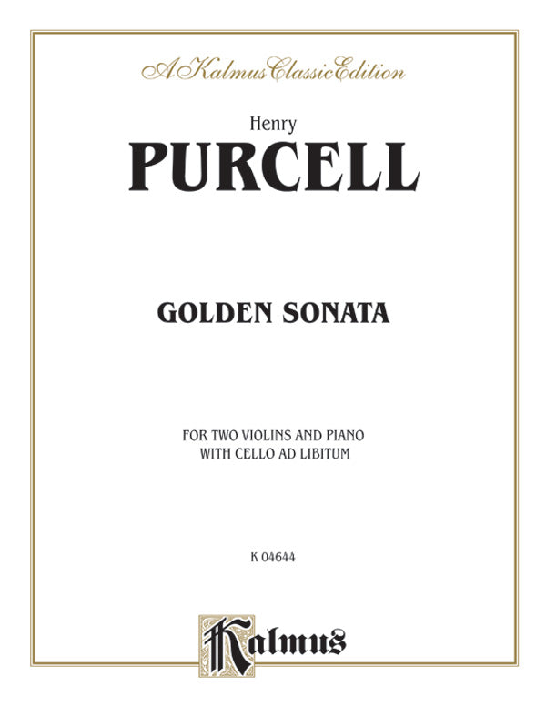Purcell: Golden Sonata Sheet Music Preview