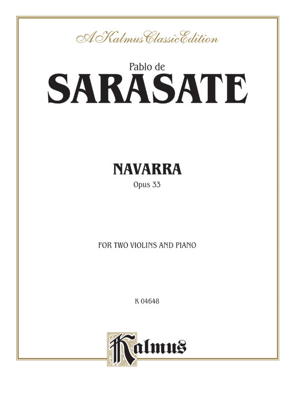 Navarra, Opus 33 Cover Image