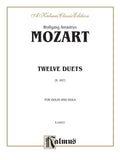 Twelve Duets, K. 487 Cover Image