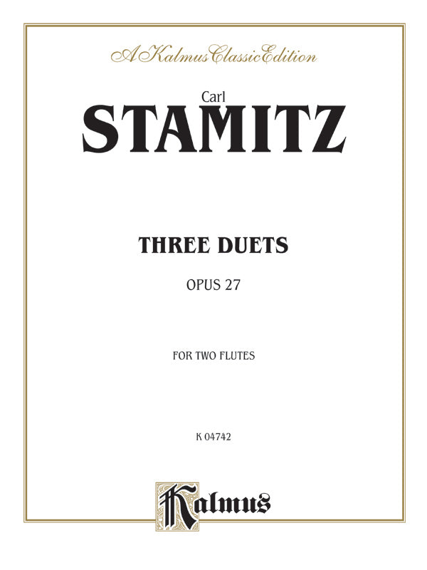 Stamitz: Three Duets, Op. 27 Sheet Music Preview