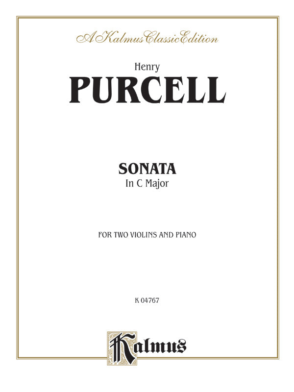 Purcell: Sonata in C Major Sheet Music Preview