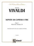 Sonatas da Camera a Tre, Opus 1 (Volume I, Nos. 1-6) Cover Image