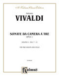 Sonatas de Camera a Tre, Opus 1 (Volume II, Nos. 7-12) Cover Image