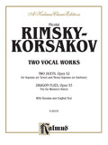 Two Vocal Works (Opus 52 and 53) Cover Image