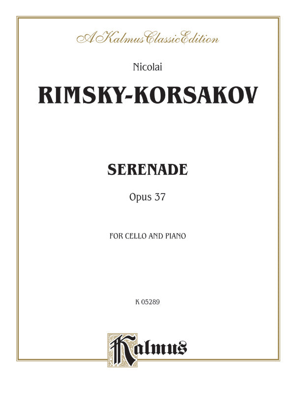 Rimsky-Korsakov: Serenade, Op. 37 Sheet Music Preview