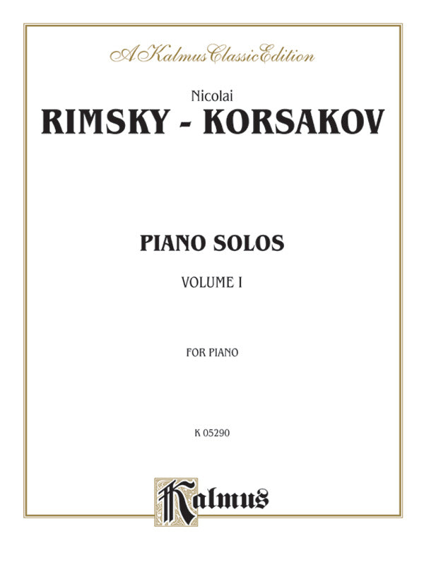 Rimsky-Korsakov: Piano Solos, Volume I Sheet Music Preview