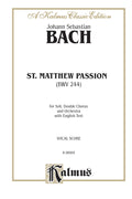 St. Matthew Passion Cover Image
