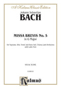 Missa Brevis No. 5 in G Major Cover Image