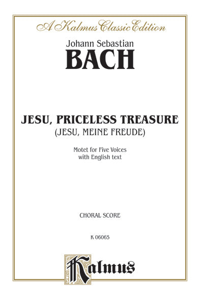 Jesu, Priceless Treasure (Jesu, Meine Freude) Cover Image