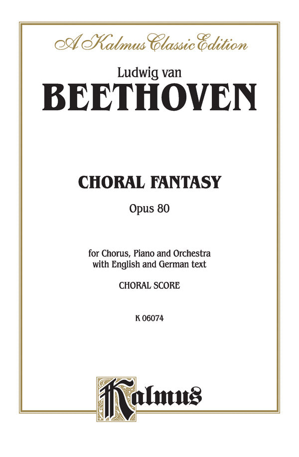 Choral Fantasy, Opus 80 Cover Image