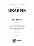 Two Motets, Opus 29 Cover Image