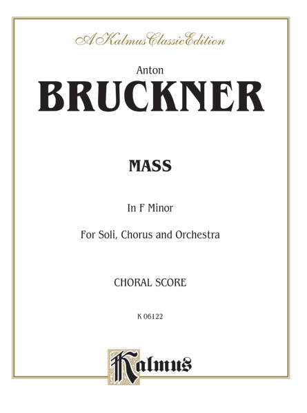 Mass in F Minor Cover Image