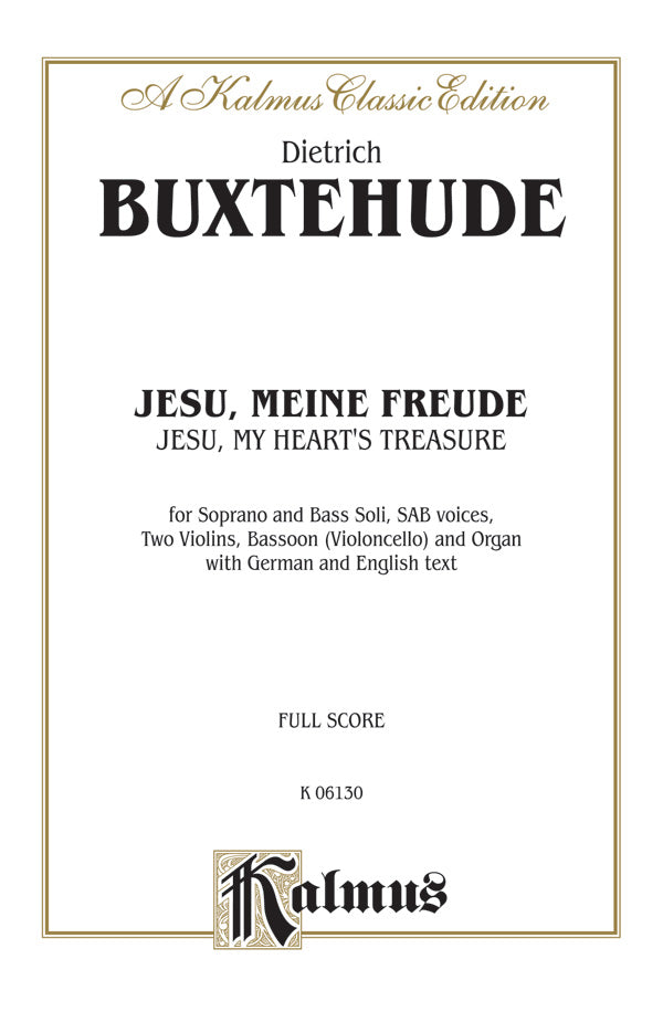 Jesu, My Heart's Treasure (Jesu, meine Freude) Cover Image