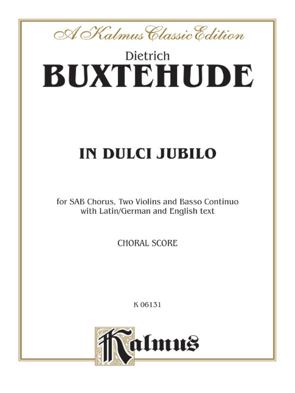 In Dulci Jubilo Cover Image