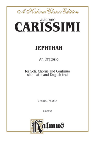 Jephthah, An Oratorio Cover Image