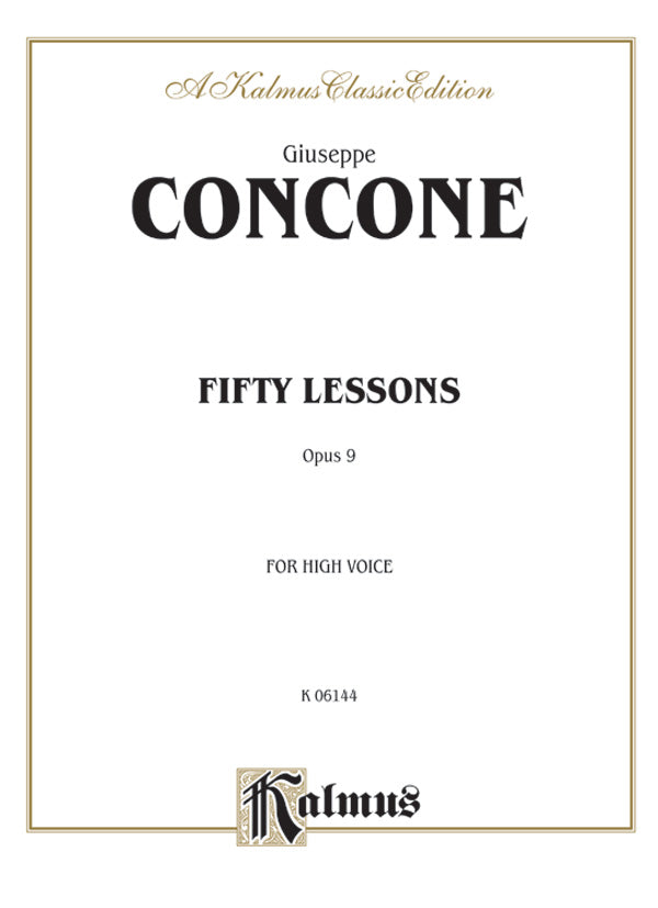 Fifty Lessons, Opus 9 Cover Image