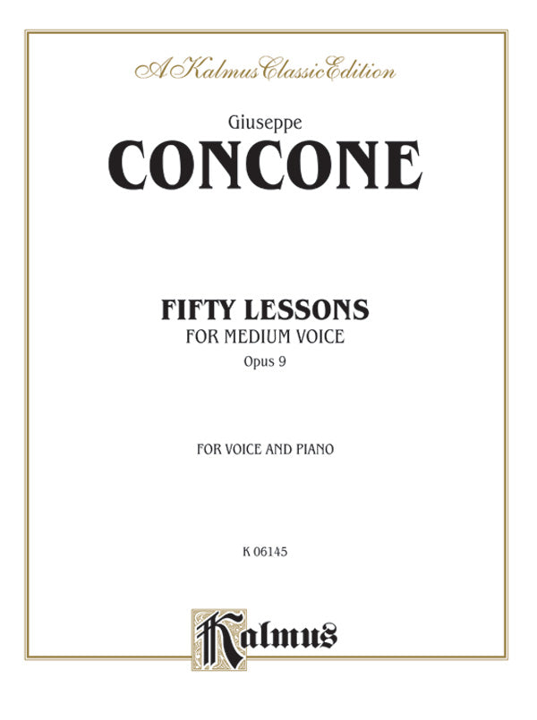 Fifty Lessons, Opus 9 Cover Image