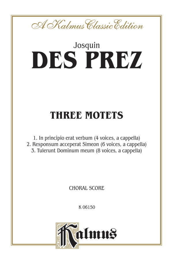 Three Motets Cover Image