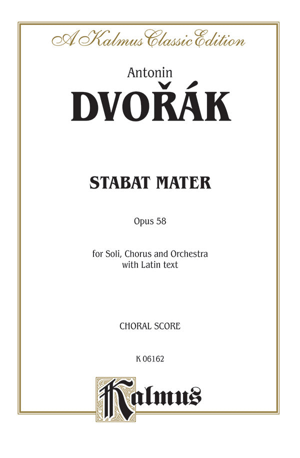 Stabat Mater, Opus 58 Cover Image