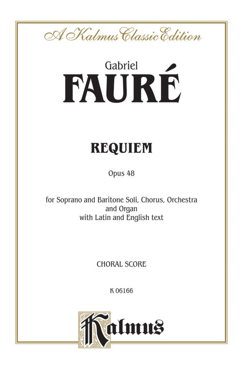 Requiem, Opus 48 Cover Image