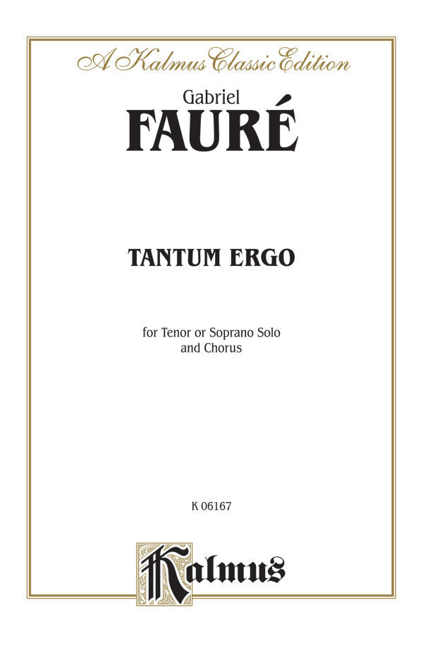 Tantum Ergo Cover Image