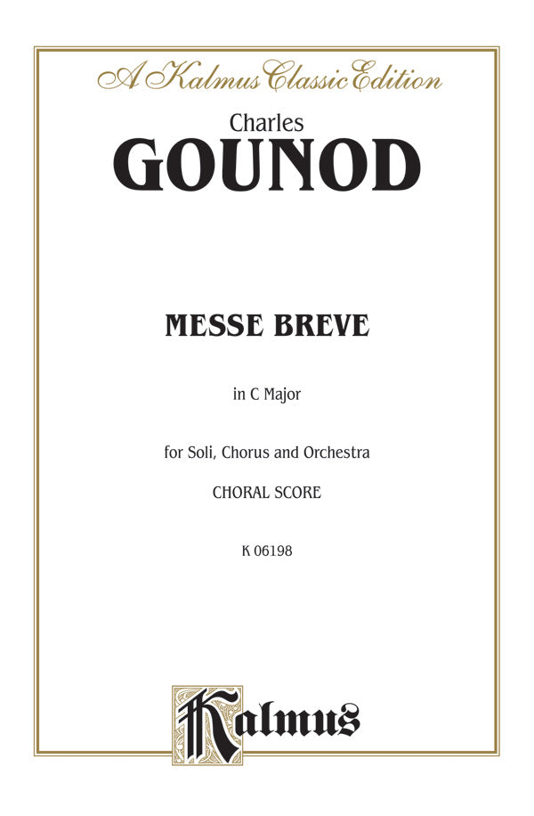 Messe Brève in C Major (No. 7) Cover Image