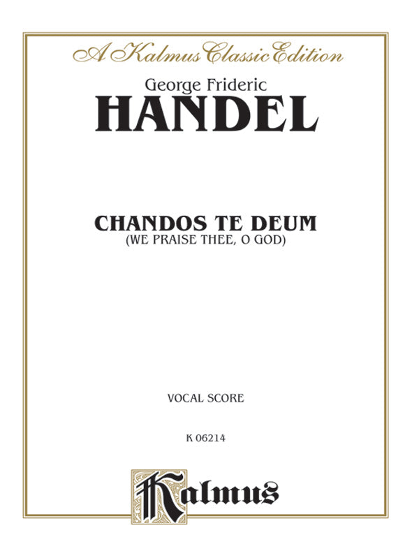 Chandos Te Deum Cover Image