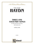 Three and Four Part Songs Cover Image