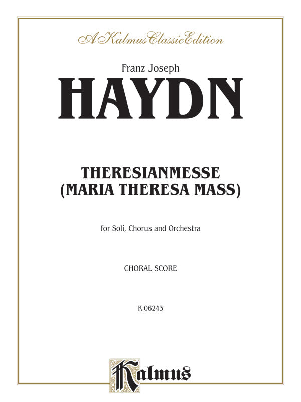 Maria Theresa Mass (Theresienmesse) in B-flat Major Cover Image