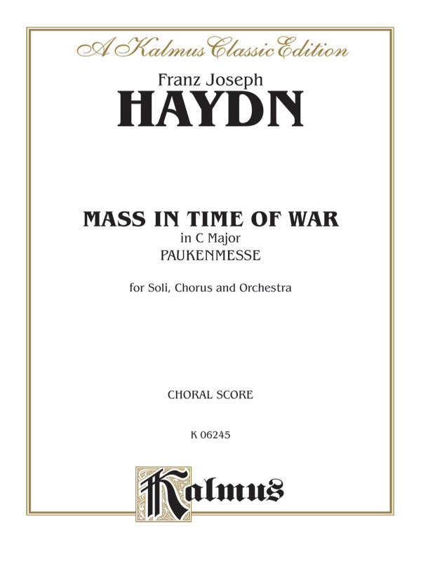 Paukenmesse (Missa in Tempori Belli) in C Major Cover Image