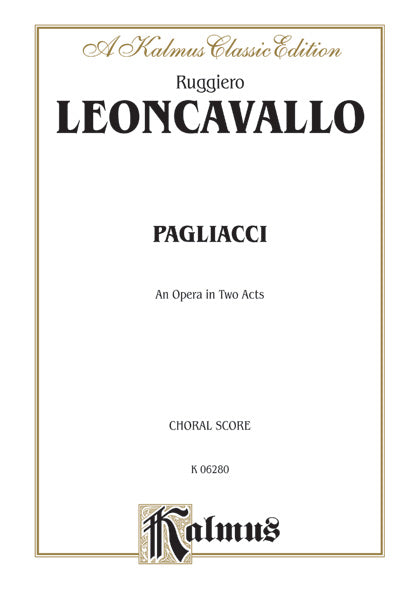 Pagliacci, An Opera in Two Acts Cover Image