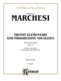 Twenty Elementary and Progressive Vocalises, Opus 15 Cover Image